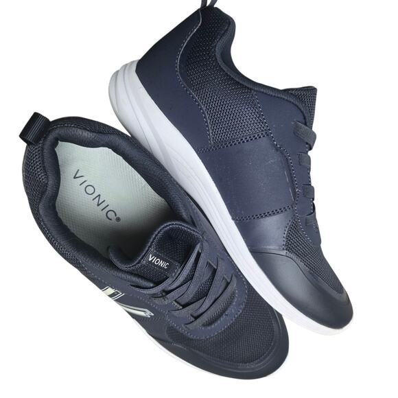 VIONIC Shay II Women’s Size 8 Mesh Comfortable Walking Sneakers Dark Blue - Picture 3 of 11